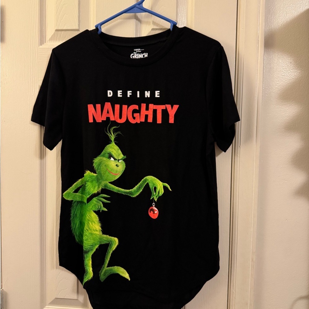 The Grinch "Define Naughty" Black Graphic Tee